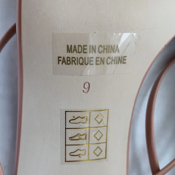 Jeffrey Campbell Nude Strappy Sandals Size 9 - Picture 7 of 15